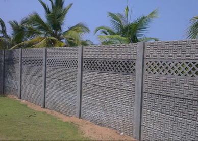 Wall of building blocks