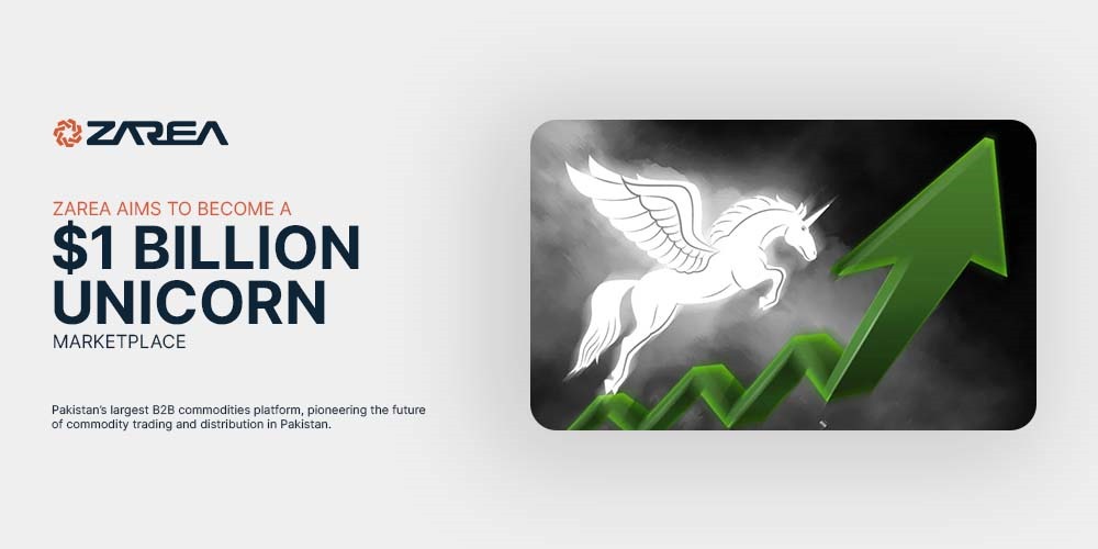 Zarea Limited is a leading digital technology company and is evolving into a unicorn marketplace, the commodity trading industry in Pakistan.